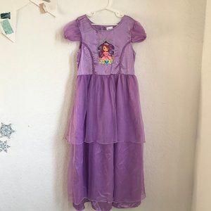 Princess Sofia Disney purple gown pajama 9 10